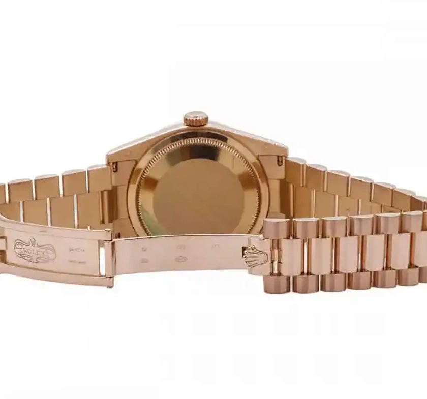 PrestigiousJewellers Gold II Rose Rolex 118235 Day-Date 0704